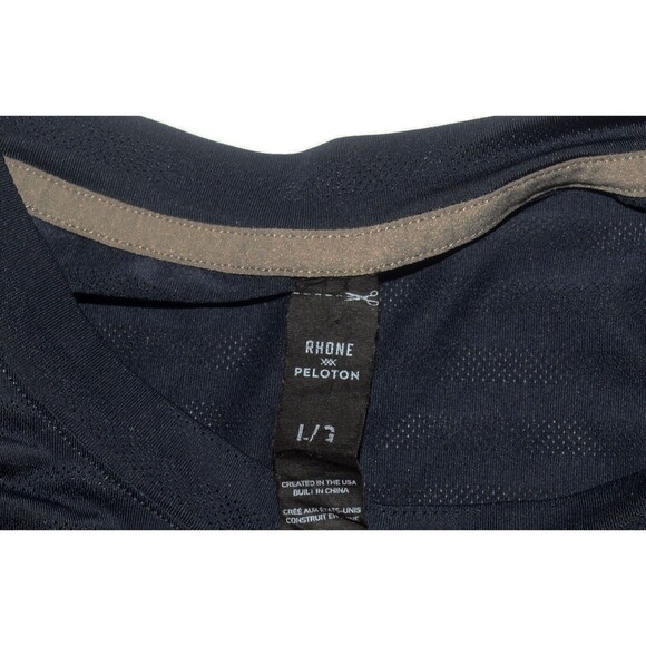 Rhone Peloton Performance Men's Short Sleeve Athletic Vented Shirt Size‎ Large - Picture 5 of 9